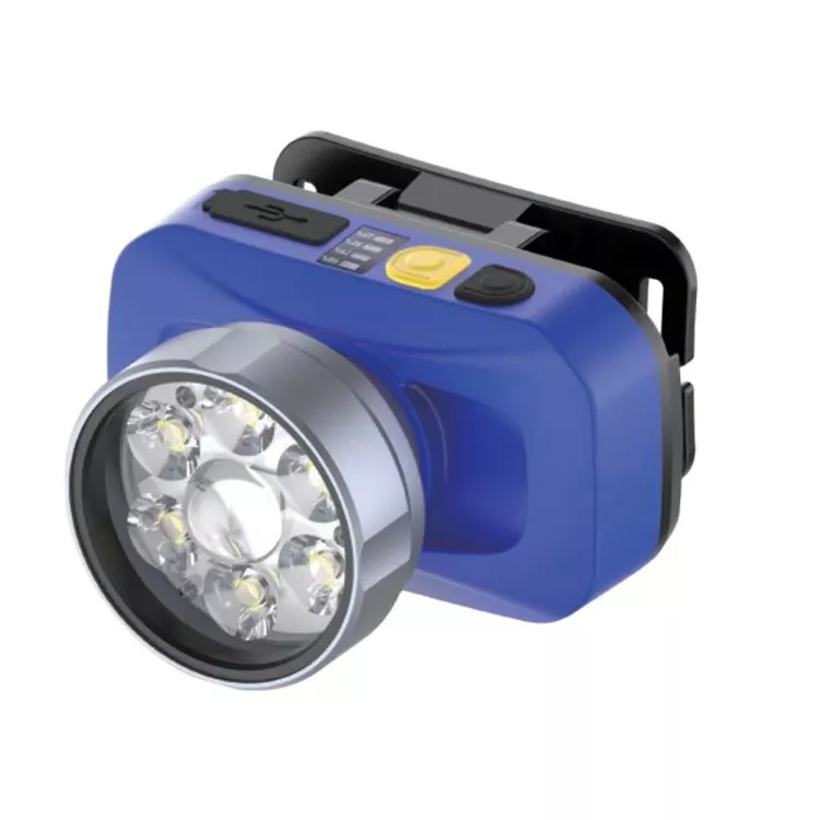18650 Powered Laser LED Headlamp for Outdoor Use